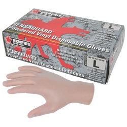 MCR Safety Disposable Seamless Powdered Vinyl Gloves 5019