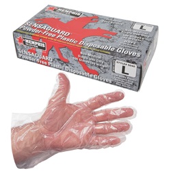 Memphis P.E. Disposable, Industrial-Food Service Grade, Embossed Gloves 5040