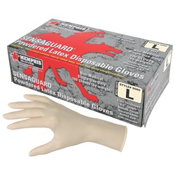 Memphis Latex Disposable, Industrial-Food Service Grade, Powdered Gloves 5060