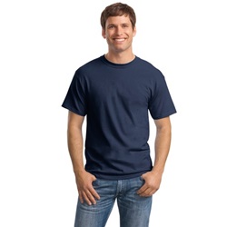 Hanes Heavyweight Cotton T-Shirt-Navy 5280-Navy