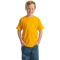 Hanes 5370 Youth ComfortBlend Cotton/Polyester T-Shirt 5370-Gold