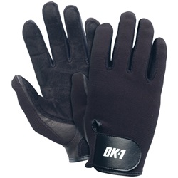 OK-1 Mens Full Finger Anti-Vibration Gloves 550-Black