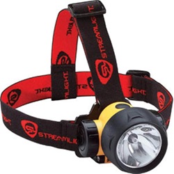 Streamlight Headlamp, with White LEDs - Yellow 61050SL