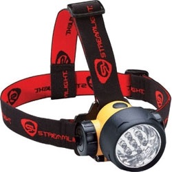 Streamlight Headlamp, with White LEDs - Yellow 61052SL