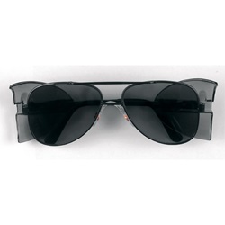 Crews Engineer Safety GLasses - Black Frame - Gray Lens 62112
