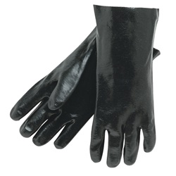 Memphis Gloves Black PVC - 14 inch Gauntlet 6300