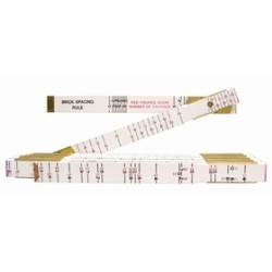 WOOD RULE BRICK MASON 5/8X6 636CT