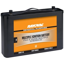 Rayovac 6-Volt Screw Terminals Electric Fence Battery 641