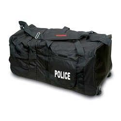 OK-1 Large Black Wheeled Police Gear Bag 6565051P