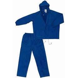 MCR Safety 2 Piece Blue Rain Suit 7032