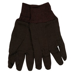 MCR Safety Men Premium Brown Jersey Gloves 7100C