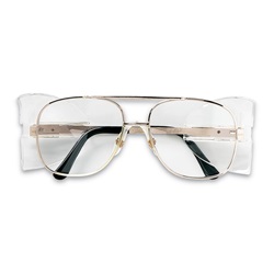 Crews Engineer Safety Glasses - Gold Frame - Clear 58mm Lens 71110