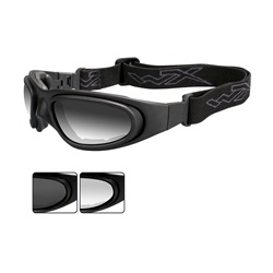 Wiley X SG-1 Glasses/Goggles - Matte Black Frame - Light Adjusting Grey Lens 77
