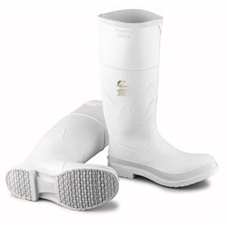 PVC White Rubber Boot 16 inch Knee Boot 81011