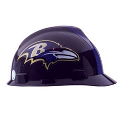 Baltimore Ravens MSA V-Gard Hard Hat 818386MSA