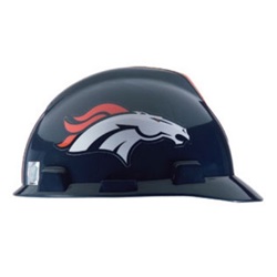 Denver Broncos MSA V-Gard Hard Hat 818393MSA