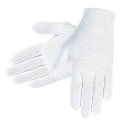 Memphis 8610 Inspectors Gloves - Cotton/Polyester - Ladies - White 8610