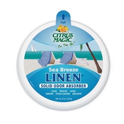Citrus Magic On The Go - Sea Breeze Linen Solid Air Freshener 8 oz 866471714