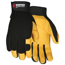 Memphis Gloves Premium Grain Deerskin Palm Glove 901