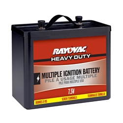 Rayovac 7.5 Volt Screw Terminals Carbon Zinc Emergency Battery 903-EB