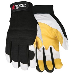Memphis Gloves White Goatskin Leather Palm Glove 906