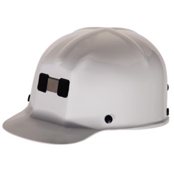 MSA 91522 Comfo-Cap Mining Hard Hat - Staz-On Suspension - White 91522MSA