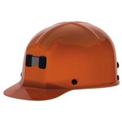 MSA 91589 Comfo-Cap Mining Hard Hat - Staz-On Suspension - Orange 91589MSA