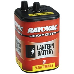 Rayovac 6-Volt Screw Terminal Heavy Duty Lantern Battery 945R4
