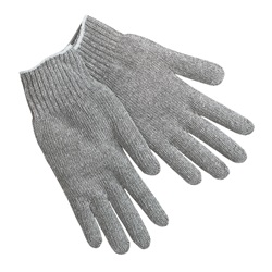 Memphis Gloves Gray Cotton - Polyester Blend 9637