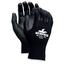 MCR Safety Black Ultra Tech Seamless Nylon Knit 9669