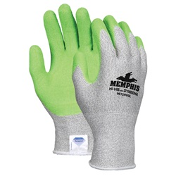 Dyneema Cut Resistant Gloves Hi-Viz Lime 9672HVG