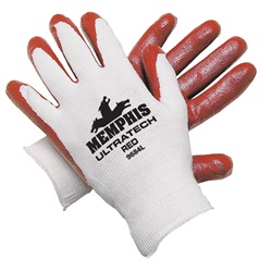 Memphis Gloves Red Tech Work Glove 9684