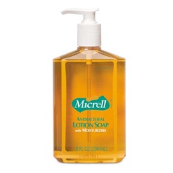 MICRELL 8oz. Antibacterial Lotion Pump Bottle 9752-12