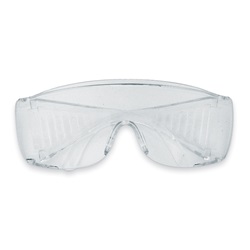 Crews Yukon Safety Glasses - Clear Frame - Clear Coated Lens 9810