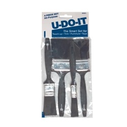Rubberset U-Do-It 2 Pc Polyester Brush Set - Plastic Handles 99011502