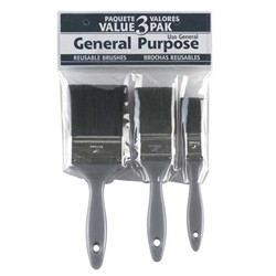 Rubberset U-Do-It Polyolefin Brush 3 Piece Set 99095502