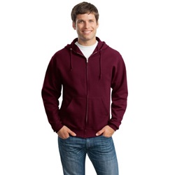 Jerzees 993M NuBlend Full-Zip Hooded Sweatshirt 993M-Maroon