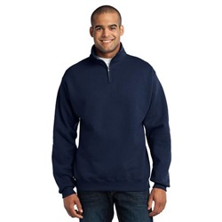 Jerzees 995M 1/4-Zip Cadet Collar Sweatshirt 995M-Navy
