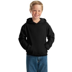 Jerzees 996Y Youth NuBlend Pullover Hooded Sweatshirt - Black 996Y-Black