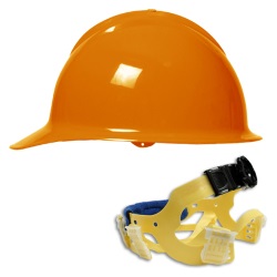 Classic Bullard High Heat Resistant Hard Hat Ratchet - Orange 9CORR