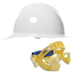 Bullard 9CWHP High Heat Hard Hat - Pinlock Suspension - White BUL-9CWHP