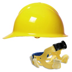 Bullard 9CYLR High Heat Hard Hat - Ratchet Suspension - Yellow BUL-9CYLR