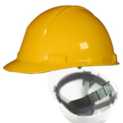 North Safety K2 Series Hard Hat with Quick-Fit Adjustment- Yellow A29-02