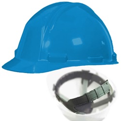 North Safety K2 Series Hard Hat with Quick-Fit Adjustment- Sky Blue A29-07