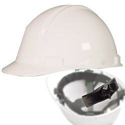 North Safety K2 Series Hard Hat with Ratchet Adjustment- White A29R-01