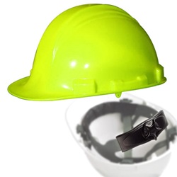 North Safety Peak Series Hard Hat with Ratchet Suspension - Hi-Viz Strong Yellow A79R-44