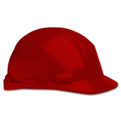 Matterhorn Series ANSI Type II Class E Hard Hat with Pinlock Suspension - Hi-Viz Red A89-05