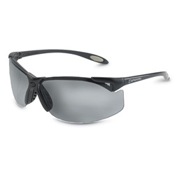 North A900 Series Safety Glasses - Black Frame - Silver Mirror Lens ANSI and CSA Approved A904CSA