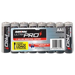 Rayovac Industrial Ultra Pro Size AA Alkaline Shrink-wrapped 8-Pack AL-AA