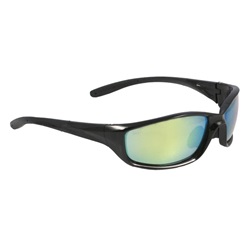 Radians Altitude Safety Glasses - Black Frame - Yellow Mirror Lens AL1-YD